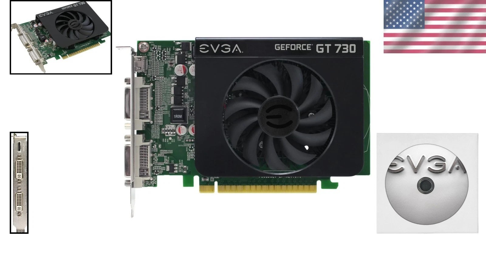 NVIDIA GeForce GT 730 1GB Graphics Card//