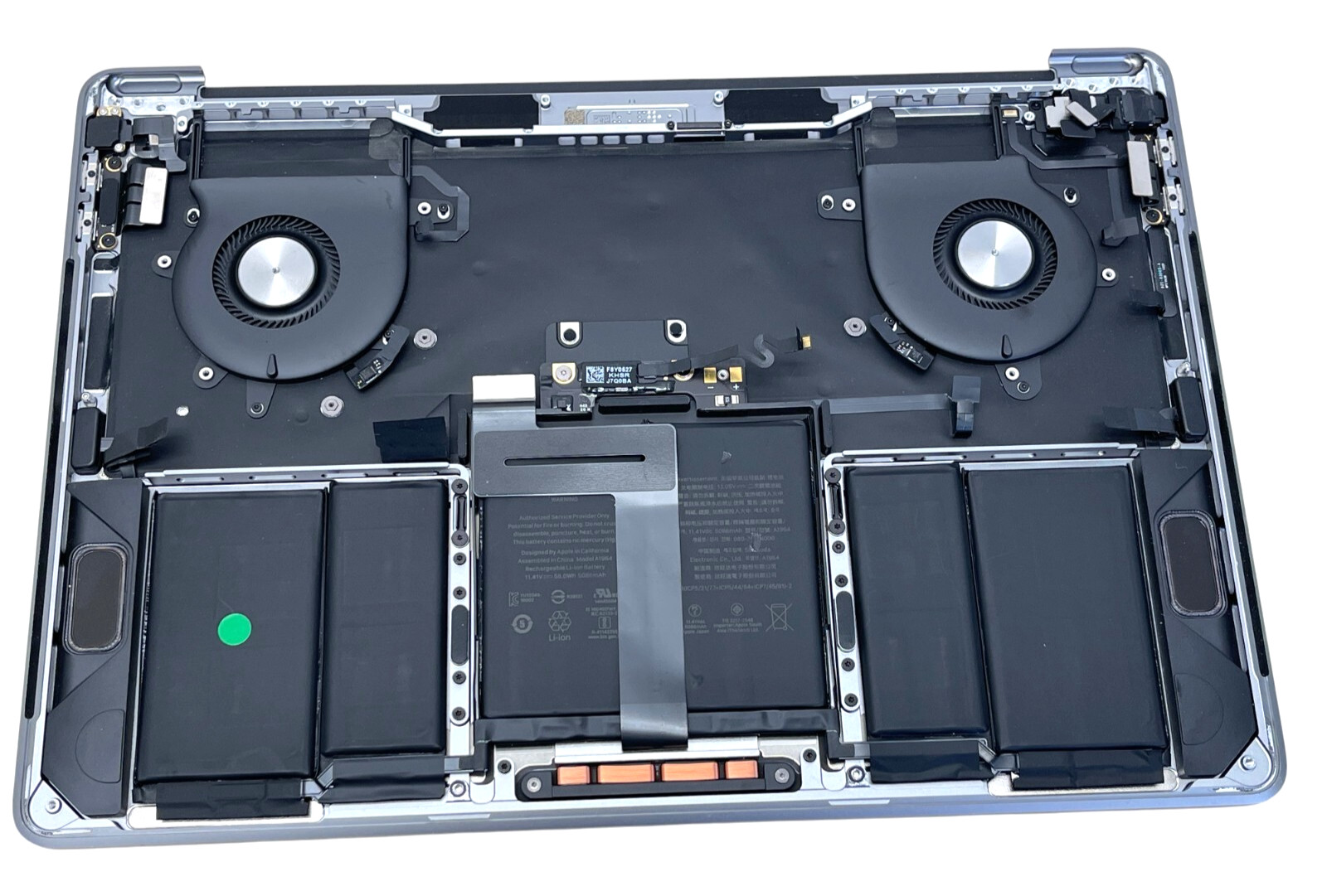 OEM MacBook Pro 13″ A2251 2020 Topcase Keyboard GOOD Battery Space Gray Grade A