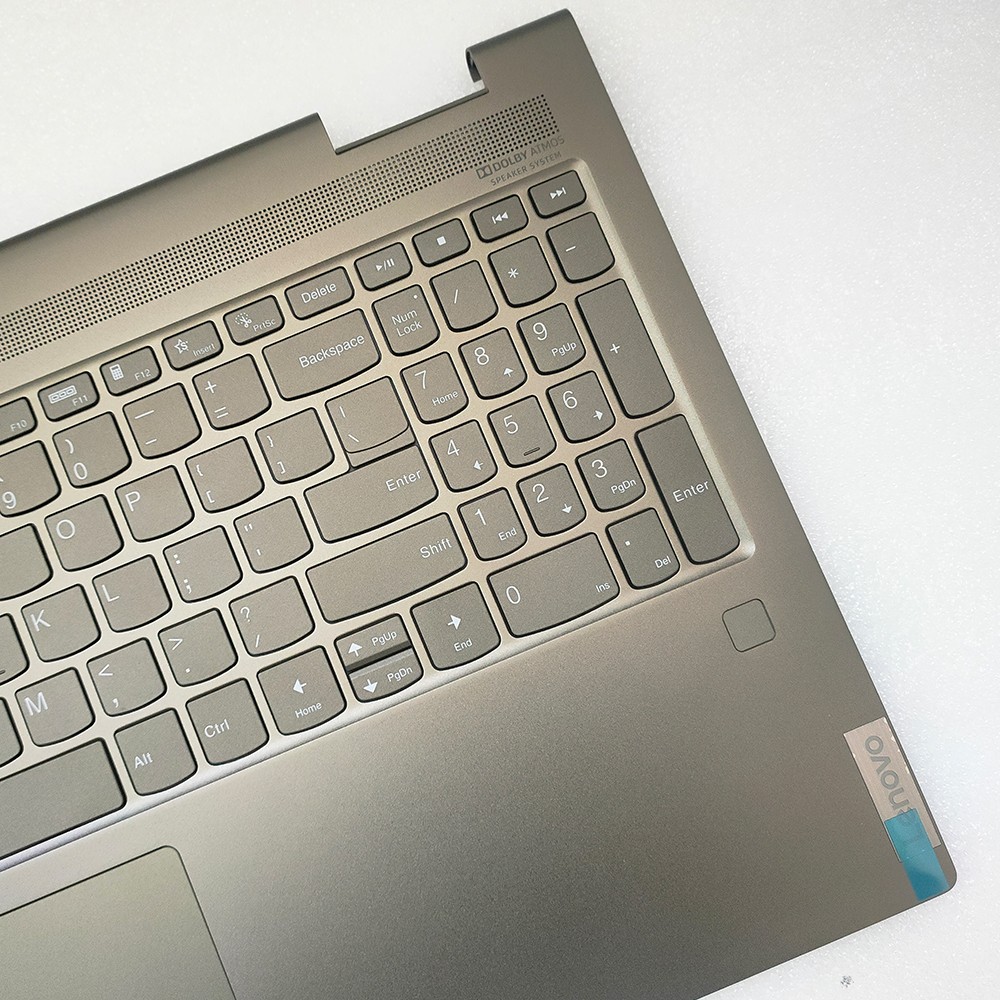 New 5CB1A22456 For Lenovo Yoga 7-15ITL5 82BJ Palmrest Backlit Keyboard Touchpad