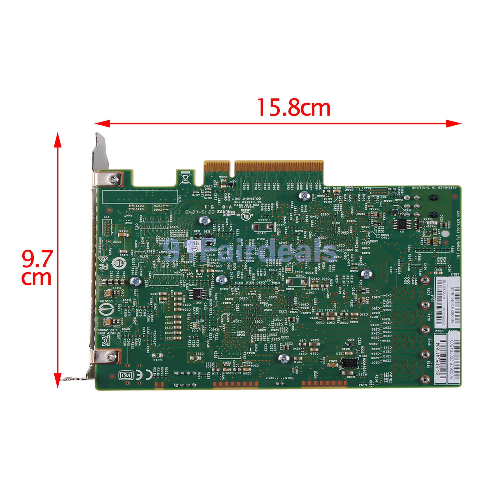 LSI IT Mode 9300-16i 16-port SAS9300-16I 12GB/s Host Bus Adapter / CABLES