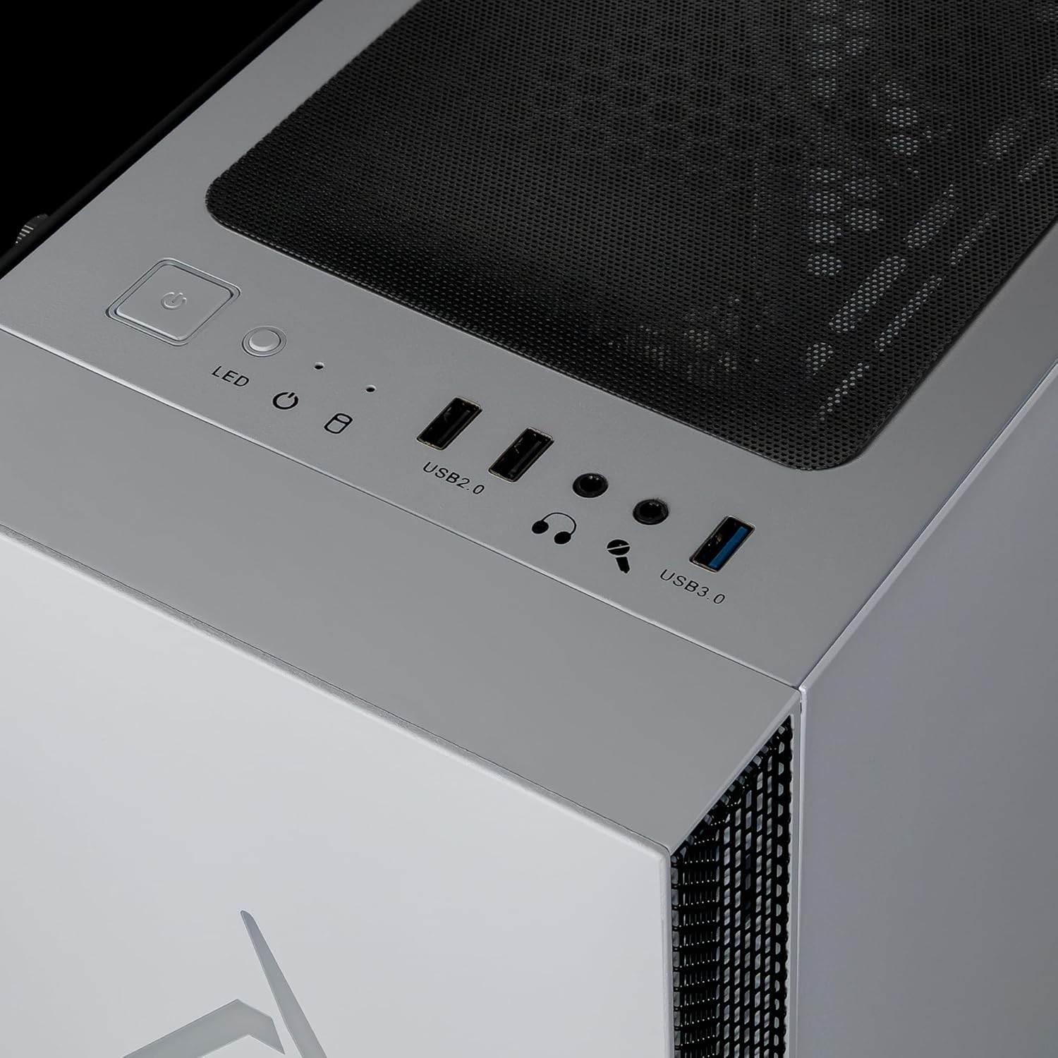 CLX Sphynx Micro Tower White, Tempered Glass, Full Size Window, no PSU, MATX