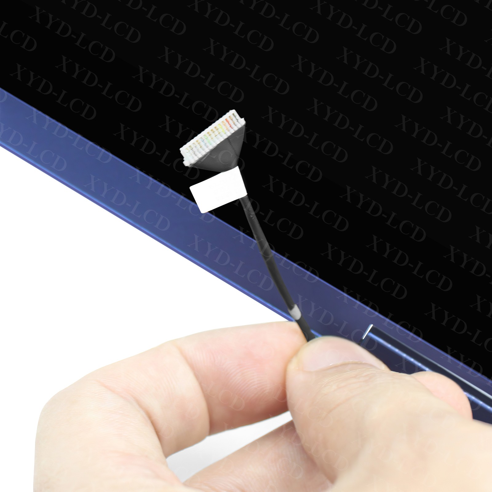 Original LCD Screen Touch Full Top Assembly for Samsung NP950QCG-K01US FHD Blue