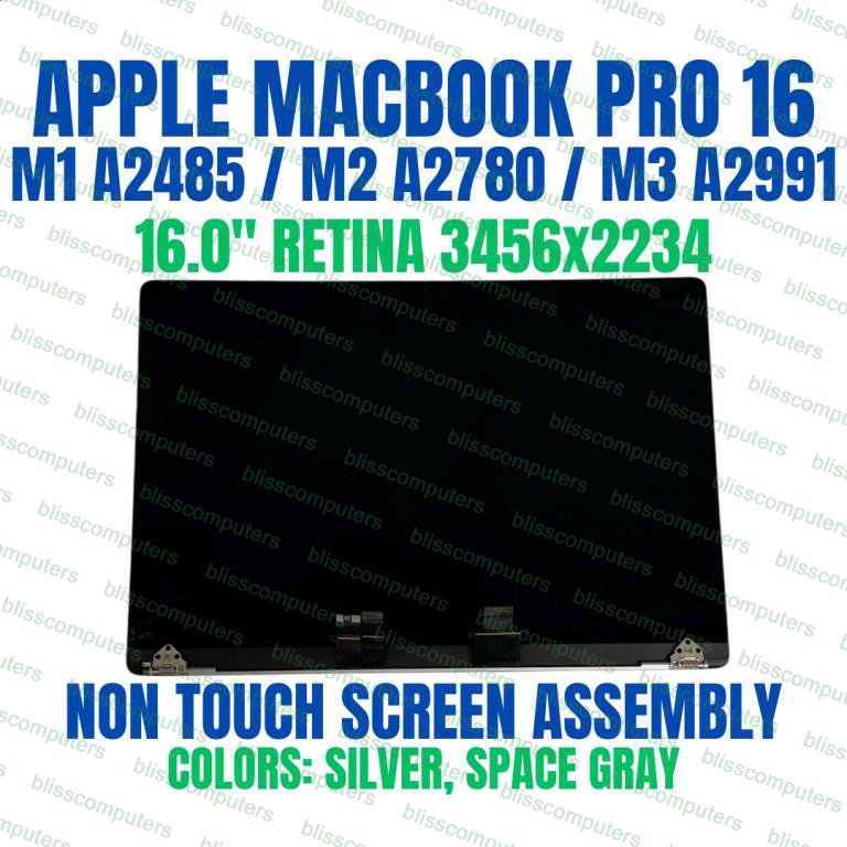 Apple MacBook Pro 16″ 2021 A2485 Lcd Display Assembly Space Gray 661-21968