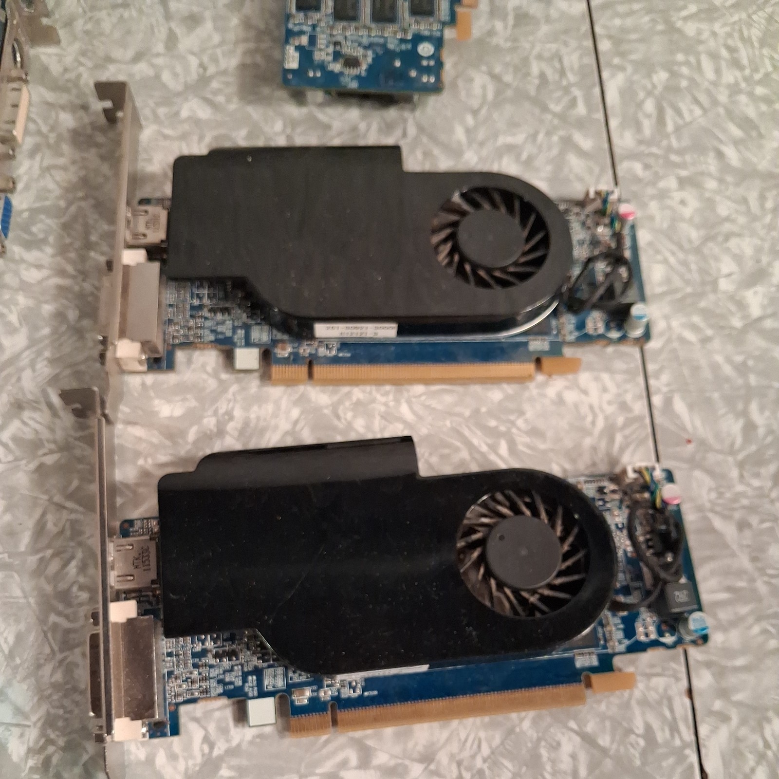 Lot of 6 Assorted Graphics Card video cards Untested Unknown Conditions