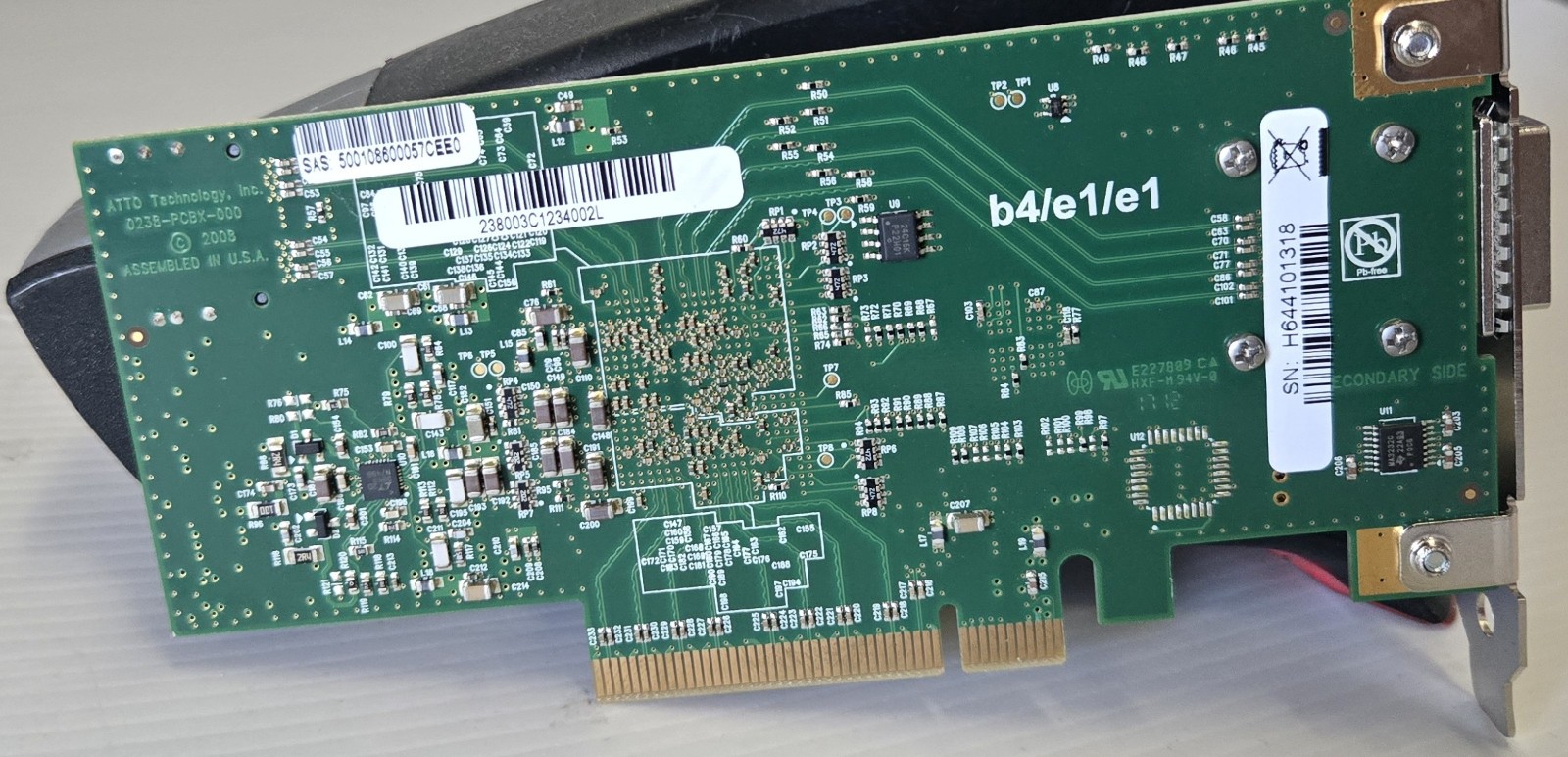 ATTO Express SAS H644 6 Gb/s Host Bus Adapter Card