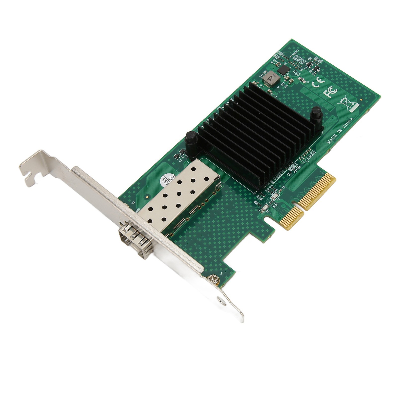 PCIe Network Card 10000Mbps PCI Express X4 5.0GT/s SFP LC Optical Fiber Gigabit