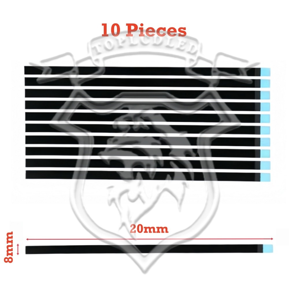 10PCS Screen Adhesive Gasket Replacement Adhesive Strips Double-Sided Tape