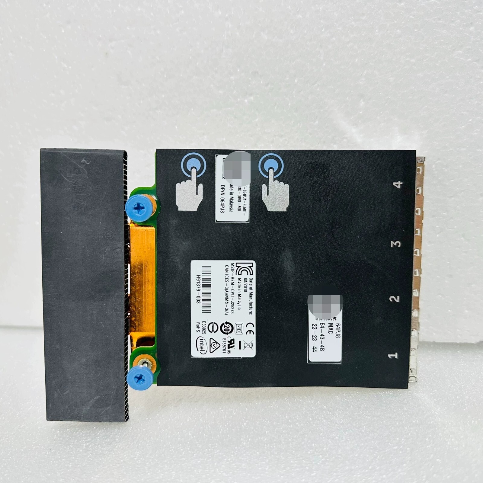 1PC Dell Intel X550-t4 Quad Port 10Gb RJ45 rNDC Ethernet Adapter 64PJ8 064PJ8