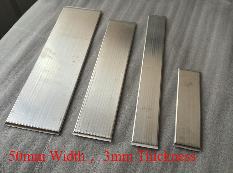 50mm Width 3mm Thickness Aluminum Vapor Chamber Flat For Power LED CPU Heat Pipe