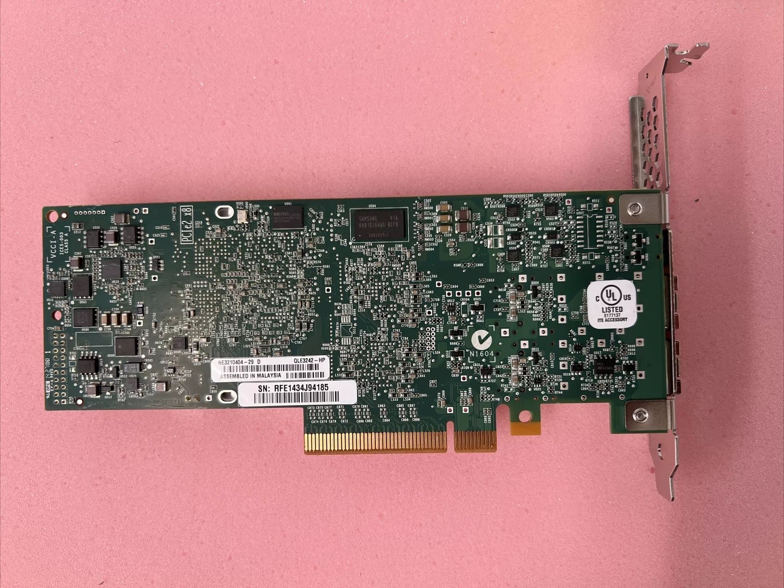 HP QLE3242-HP NC523SFP 2-Port 10GB Server Adapter Cards (High Profile) FREE SH