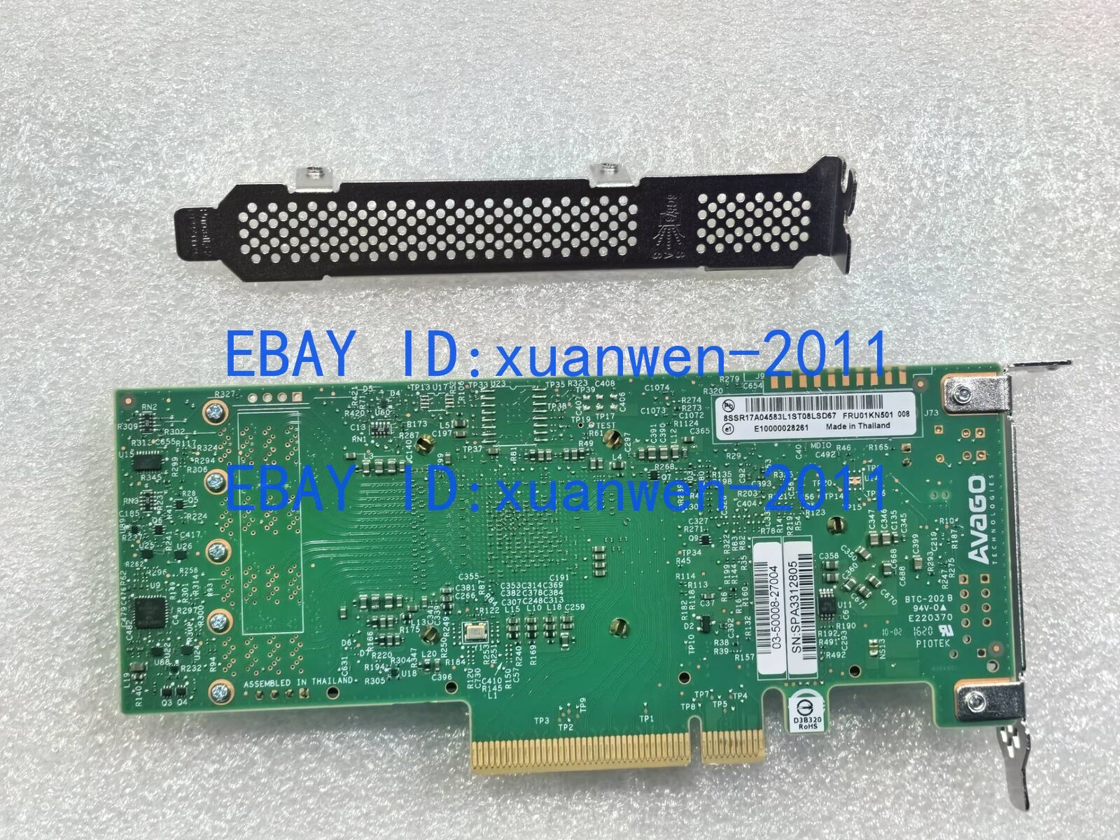 Lenovo 430-16i / Broadcom LSI 9400-16i SATA / SAS HBA Controller 12G IT Mode NAS