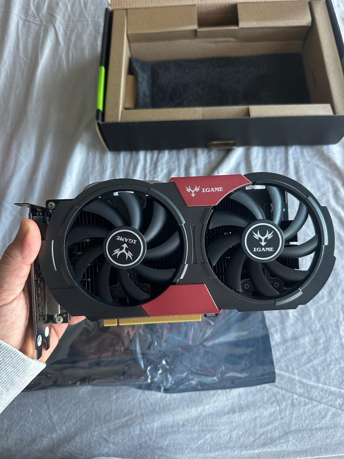 IGAME GeForce GTX 1050 Ti X 4G 4BG DGGR5 Graphics Card with (Original box)