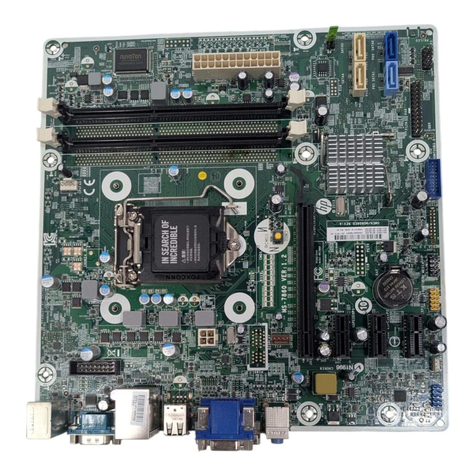 HP ProDesk 400 G1 MT Motherboard LGA 1150 DDR3 MS-7860 718775-001 718413-001