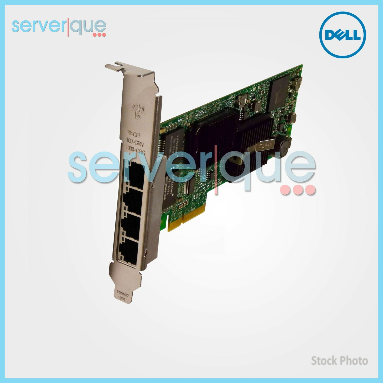 H092P Dell Pro/1000 VT 1Gbp/s PCI-e x4 10Base-T RJ-45 Quad-Ports Network Adapter
