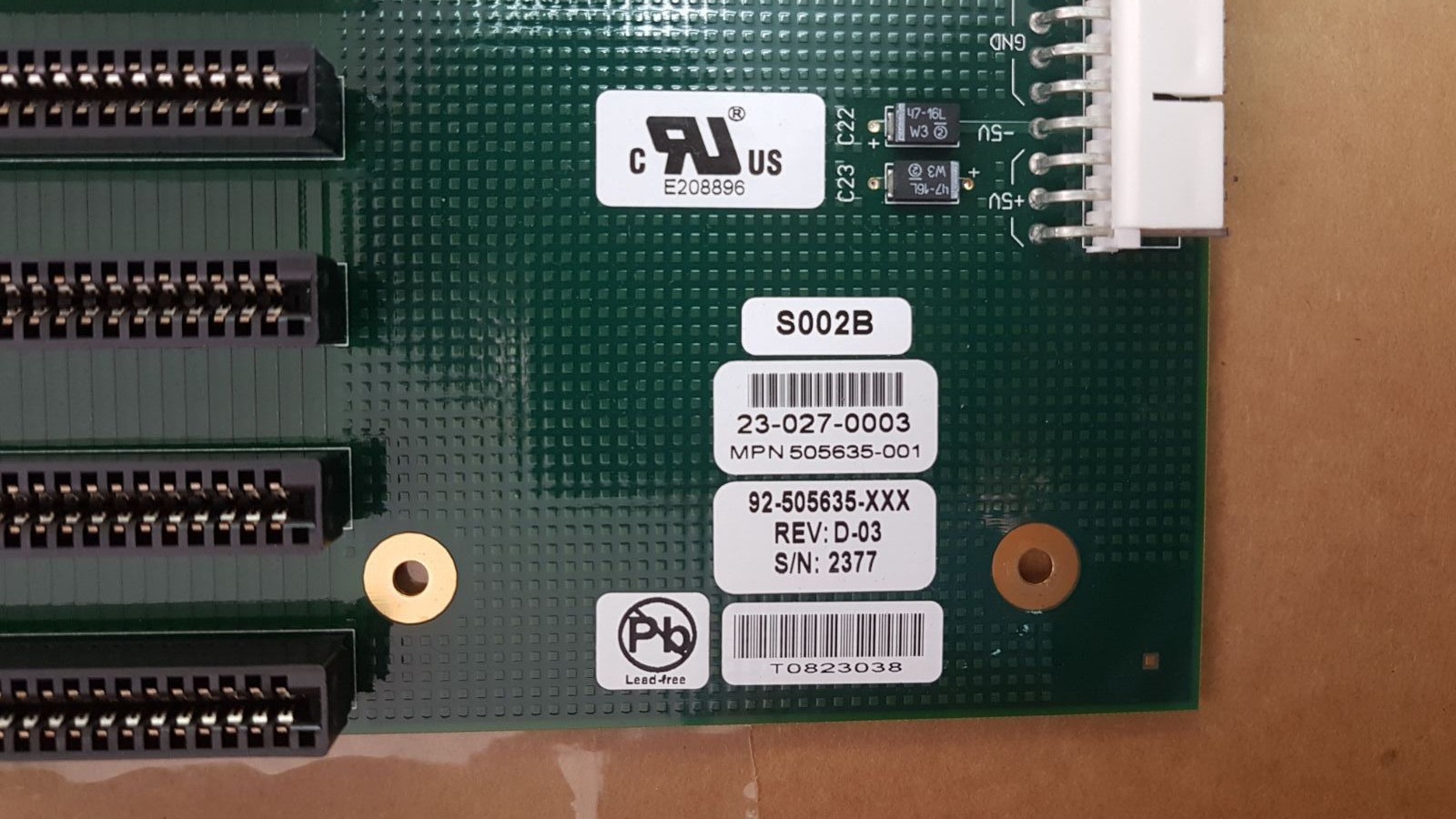 TRENTON 92-505635-XXX BP8/12 ISA 12 PCI W/ATX