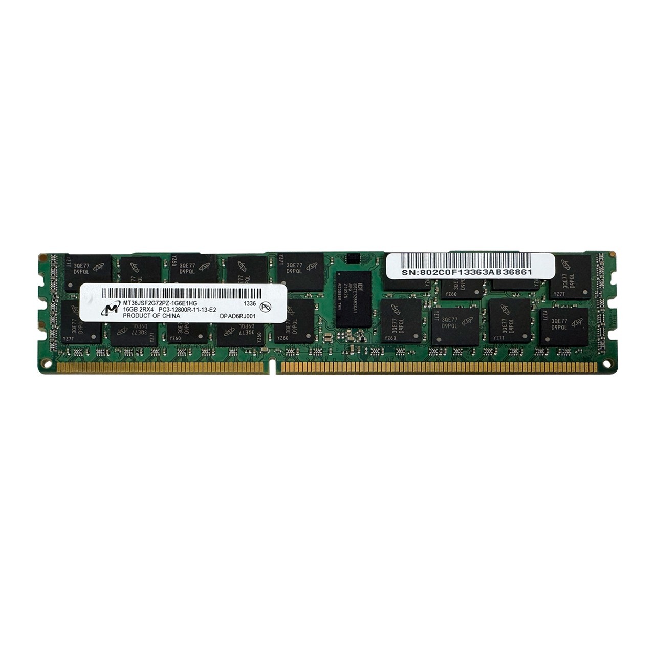 EMC 100-564-111 16GB PC3-12800R DDR3 Memory Module