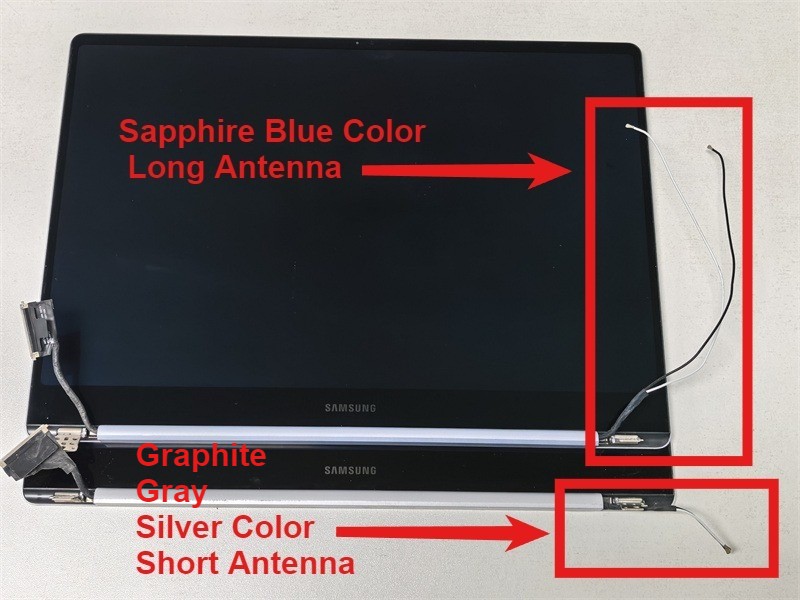 Samsung Galaxy Book3 Pro NP940XFG LCD 14″ 2880X1800 AMOLED Top Assembly Silver