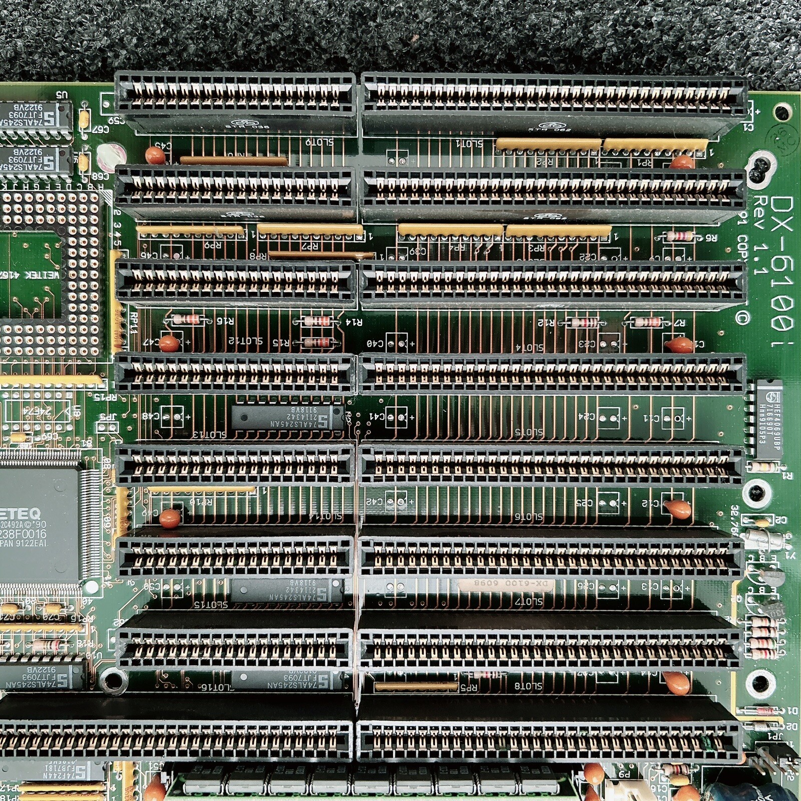 AMPTRON DX-6100 6098 Rev1.1 486-DX 33 Motherboard AT