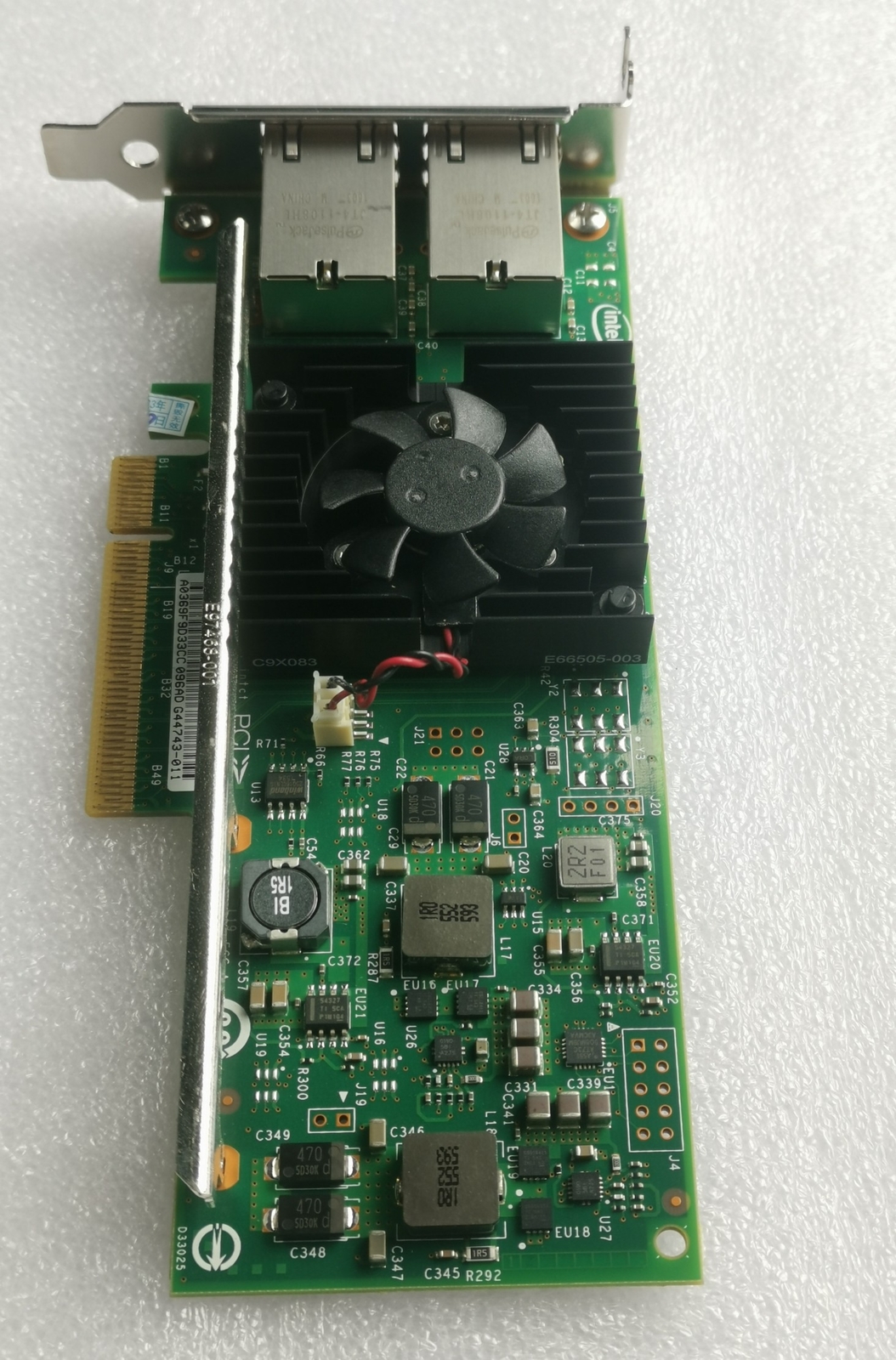 DELL/INTEL X540-T2 Genuine CONVERGED DUAL PORT NETWORK ADAPTER K7H46/3DFV8 10GbE