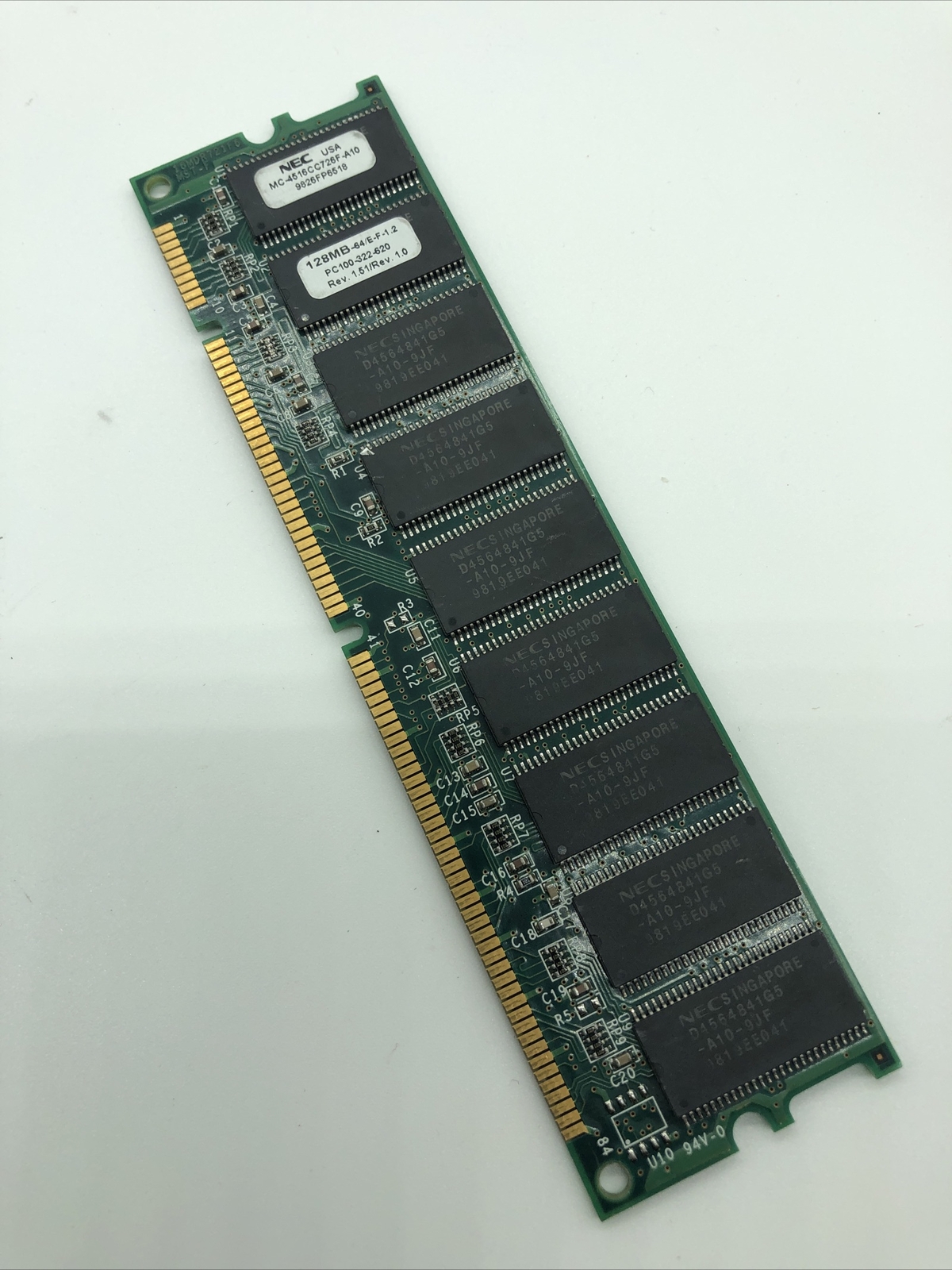 128MB PC-100 168Pin ECC DIMM Memory Module 16×72 128 MEG Kingston Micron PC100