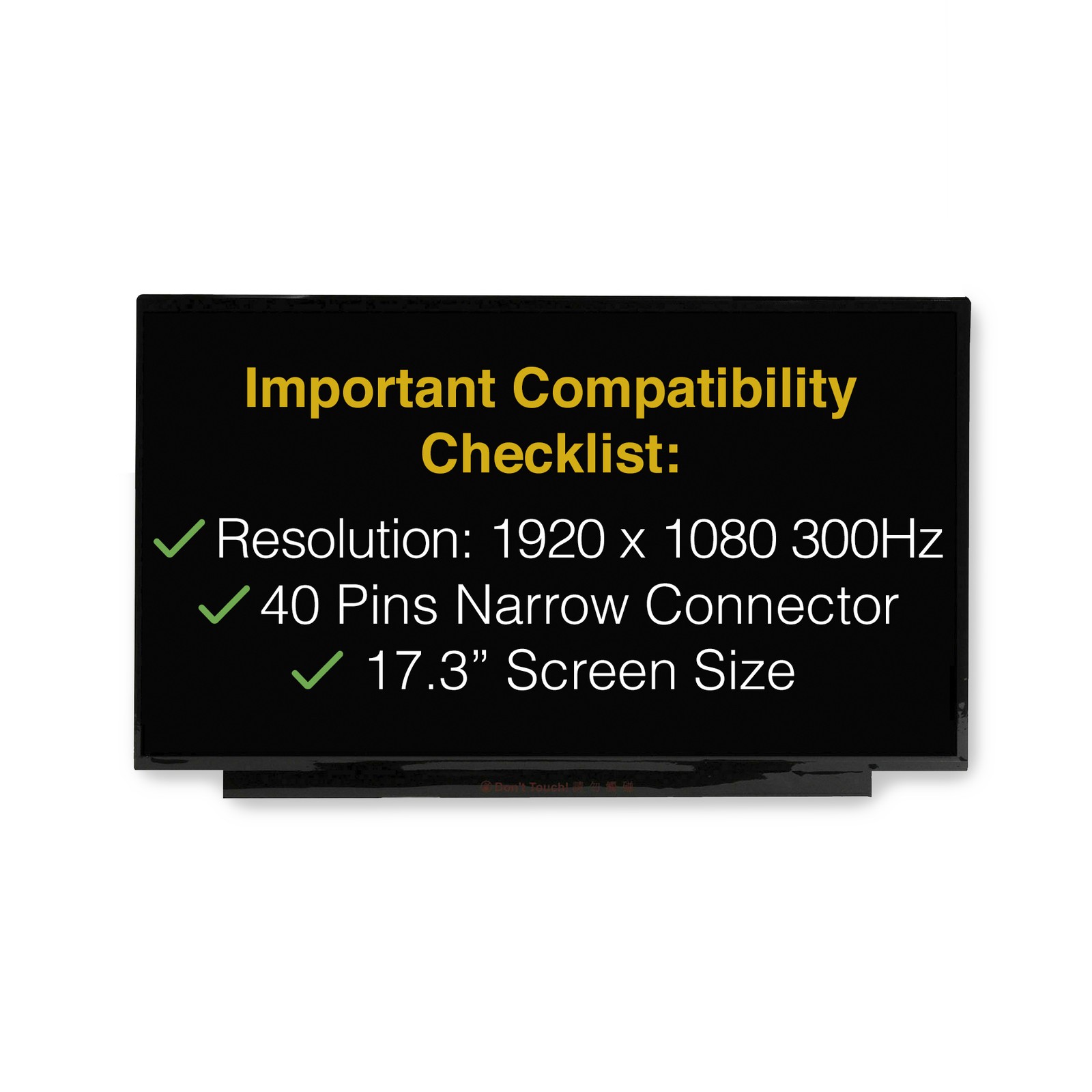 MSI GS76 11UG-232 40 Pins FHD Screen Replacement LCD Display With Tools
