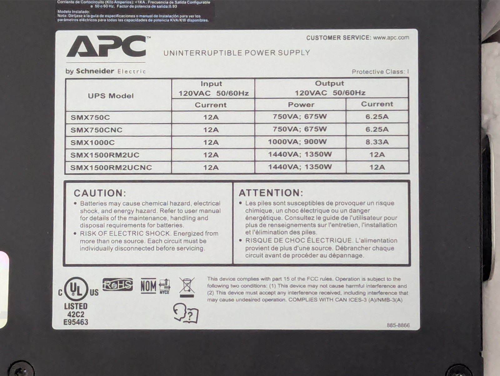 APC Smart Network UPS 1500VA Rack-Mount 2U with SmartConnect SMX1500RM2U