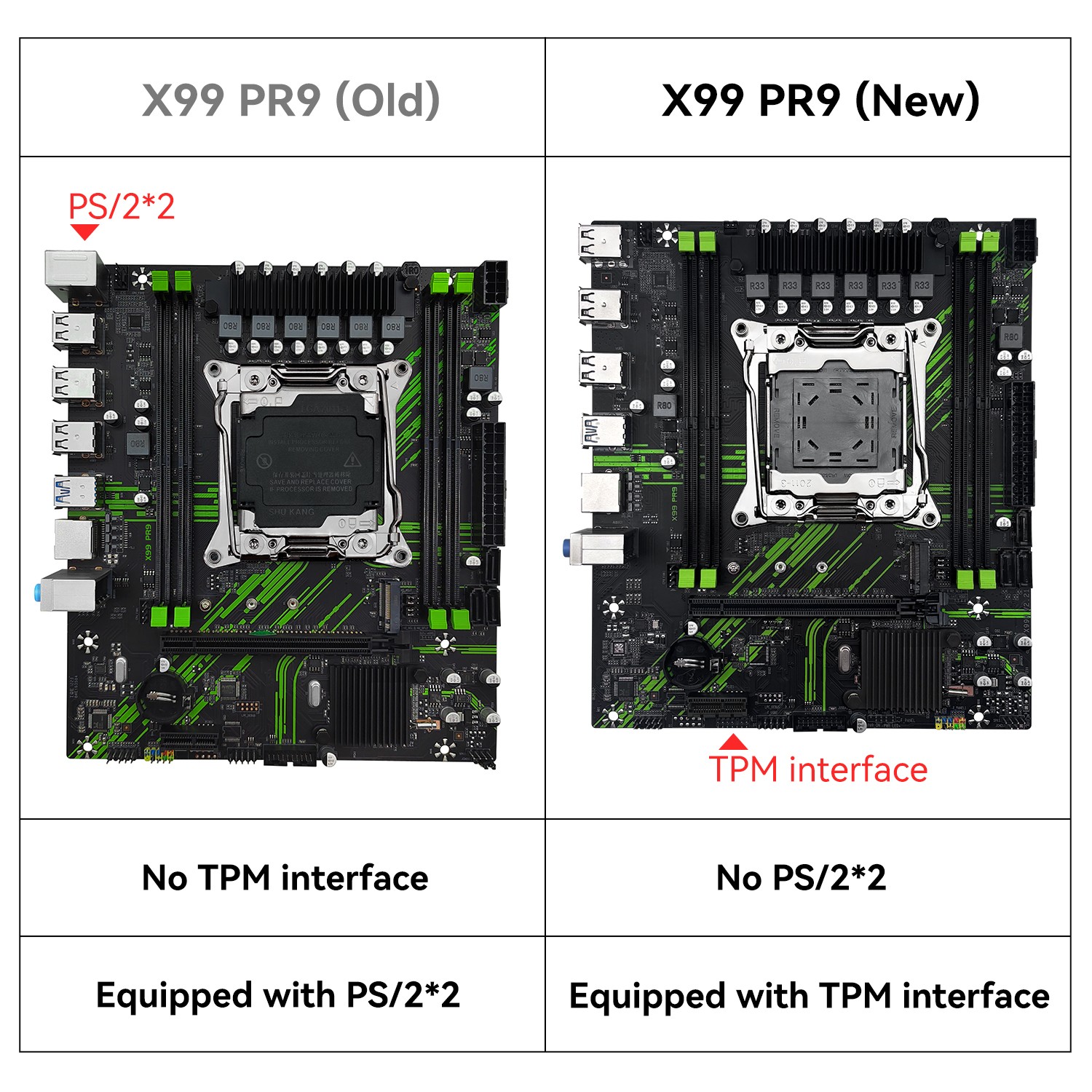 X99 PR9 Motherboard DDR4 RAM SATA M.2 NVME M.2 LGA 2011-3 for Xeon E5 V3 V4 CPU