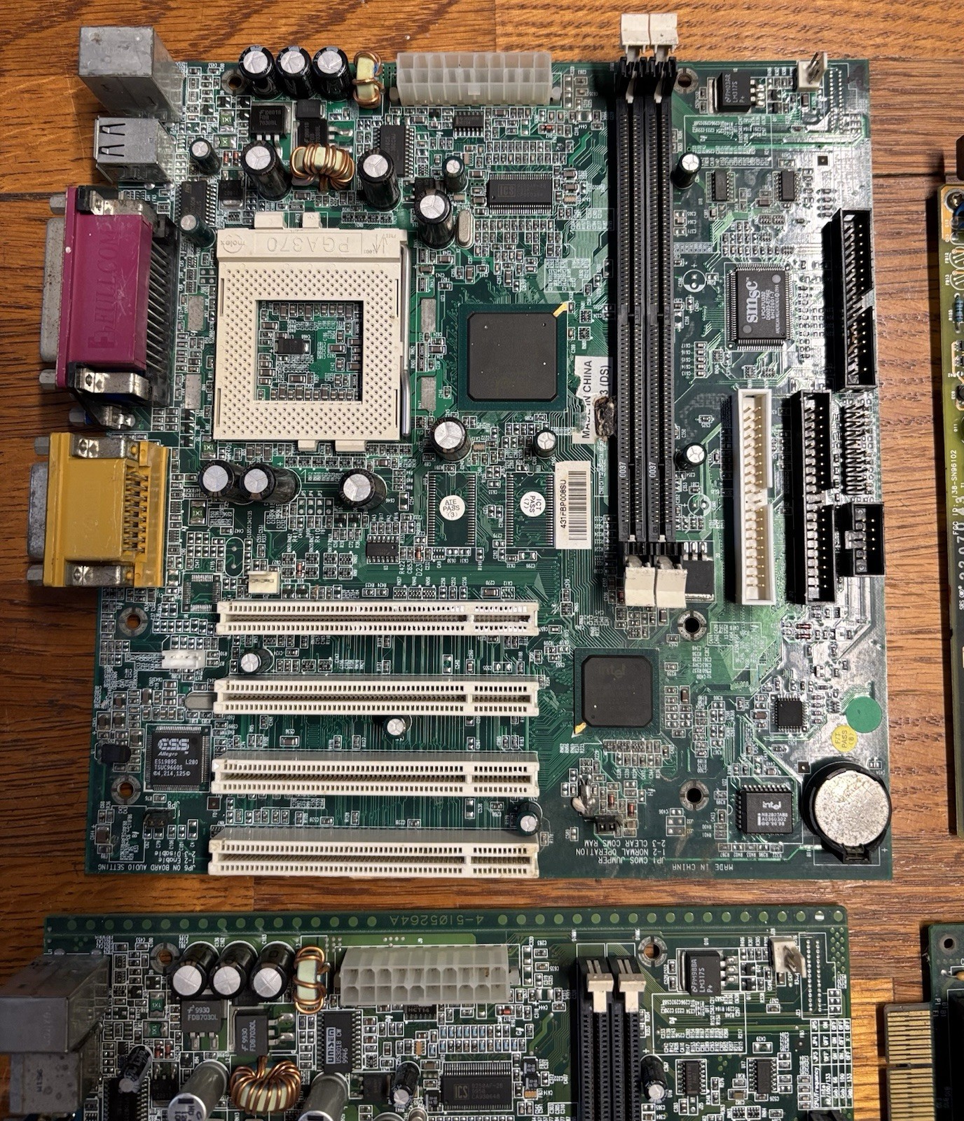 Intel Motherboards And Two Unknown Boards A Lot Of Four
