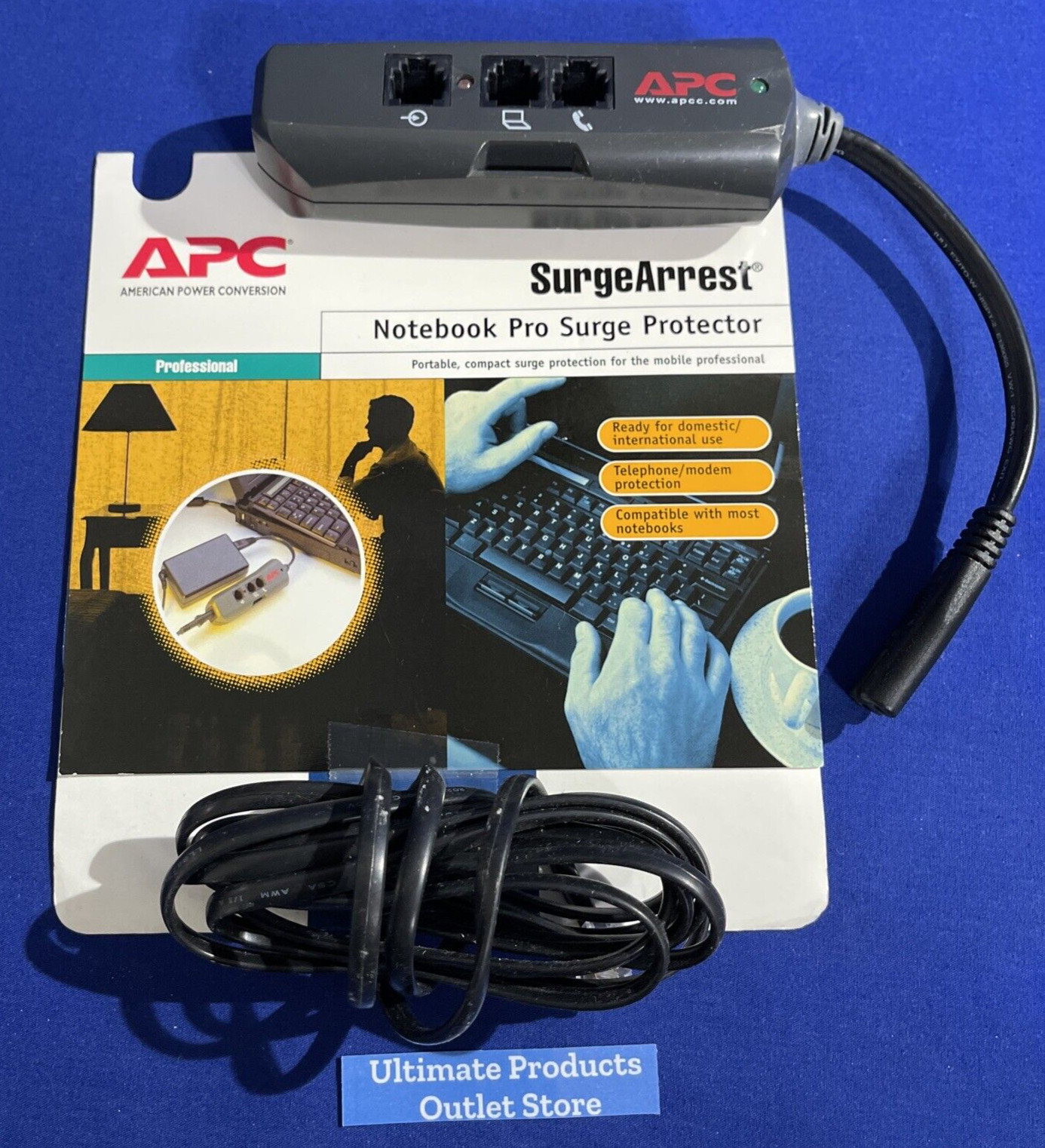 APC Notebook 💻Pro Surge Protector Telephone📞 Modem Professional