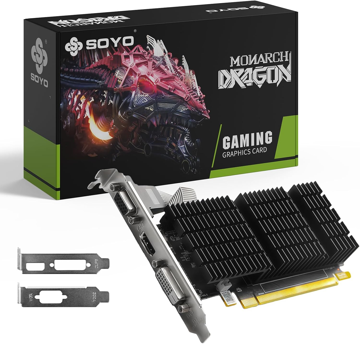AMD Radeon R5 230 Low Profile Graphics Card, 2GB DDR3 64-Bit, VGA/DVI/HDMI 1.3A,
