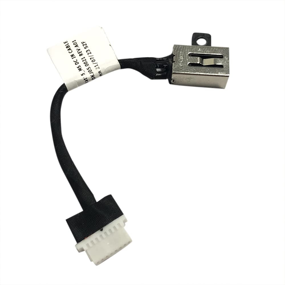 DC Power Jack Cable Charging Port Replacement for Dell Inspiron 7506 2-In-1 P97F