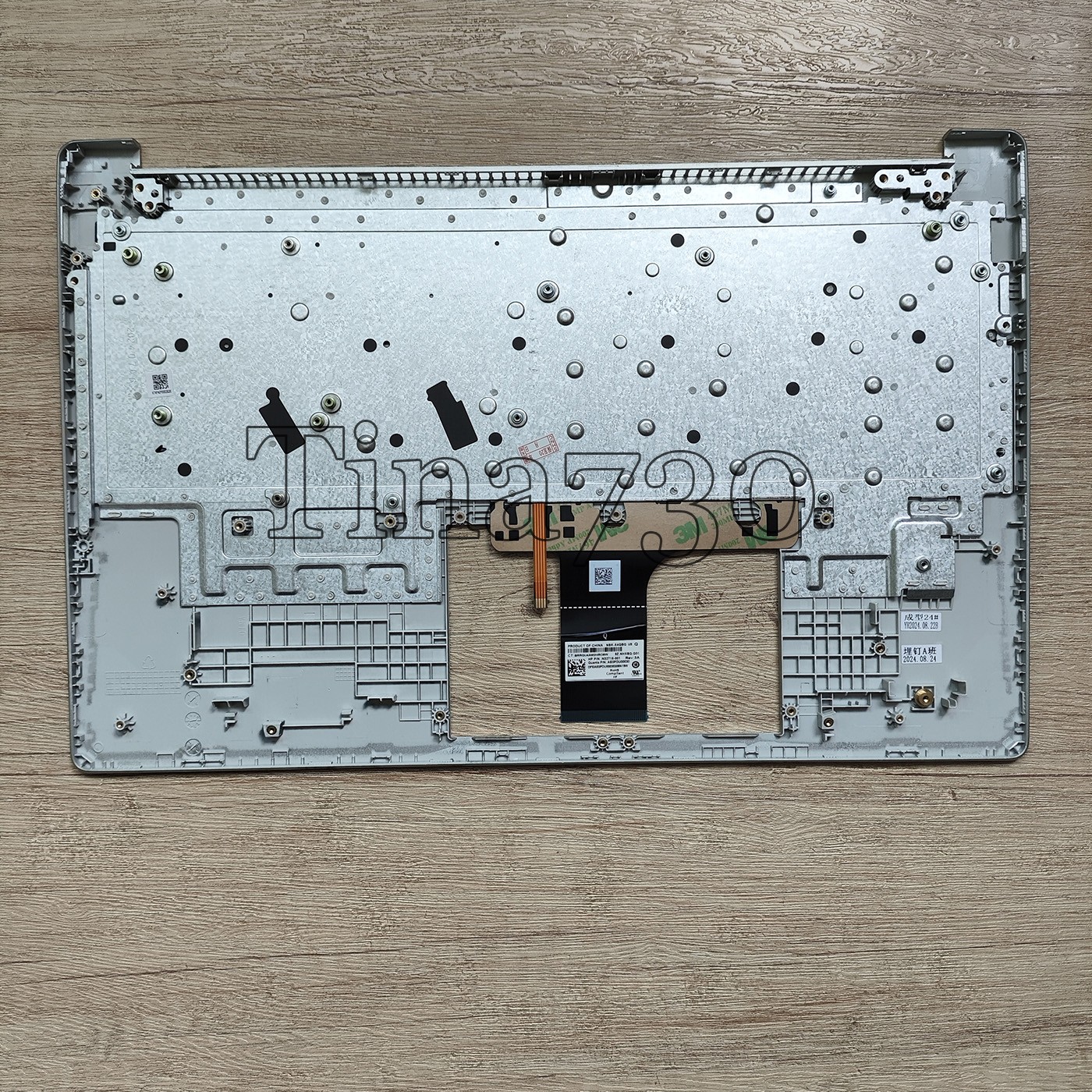 New For HP 15-FC 15-FD 15.6” Silver Palmrest Keyboard With Backlit N36752-001