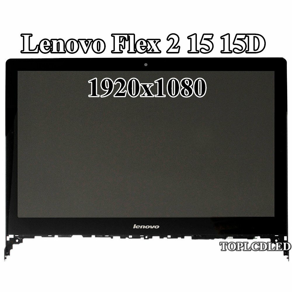 Touch Screen Digitizer Panel LCD Bezel Assembly For Lenovo Flex 2-15 Flex 2 15D