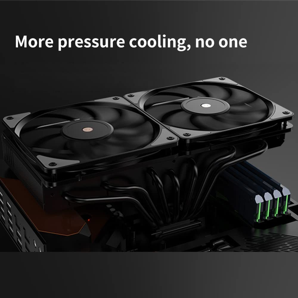 JIUSHARK JF13K Diamond,Top-Down CPU Air Cooler,6mm x 7 Copper Heat Pipes 2×12…