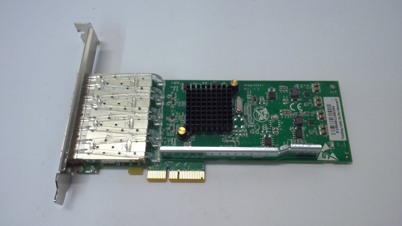 Dell XV0JH Silicom PE2G4SFPI35I V1.2 Quad Port SFP Gigabit PCIe Adapter