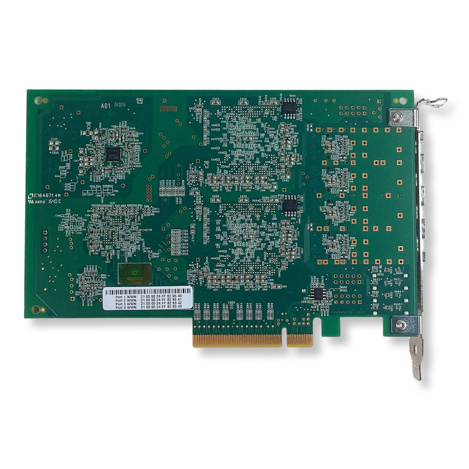 Genuine QLogic QLE2564 4-Port 8Gbps PCIe FC HBA Controller PX4810402-01 45GPC