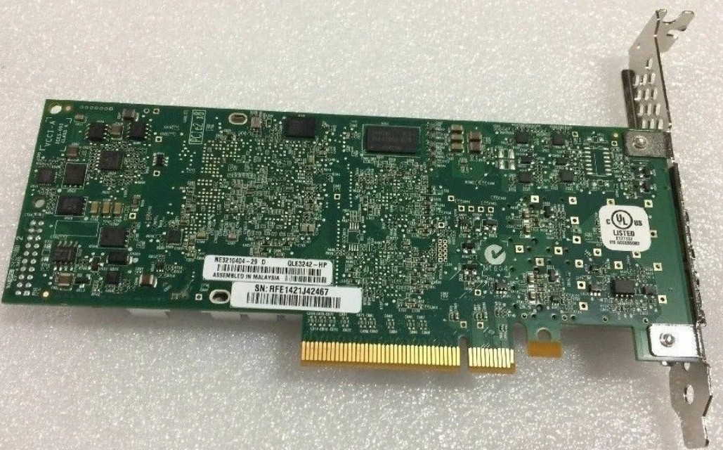 HP NC523SFP Dual Port 10Gbps SFP+ Network Adapter Ethernet PCI-E 593742-001