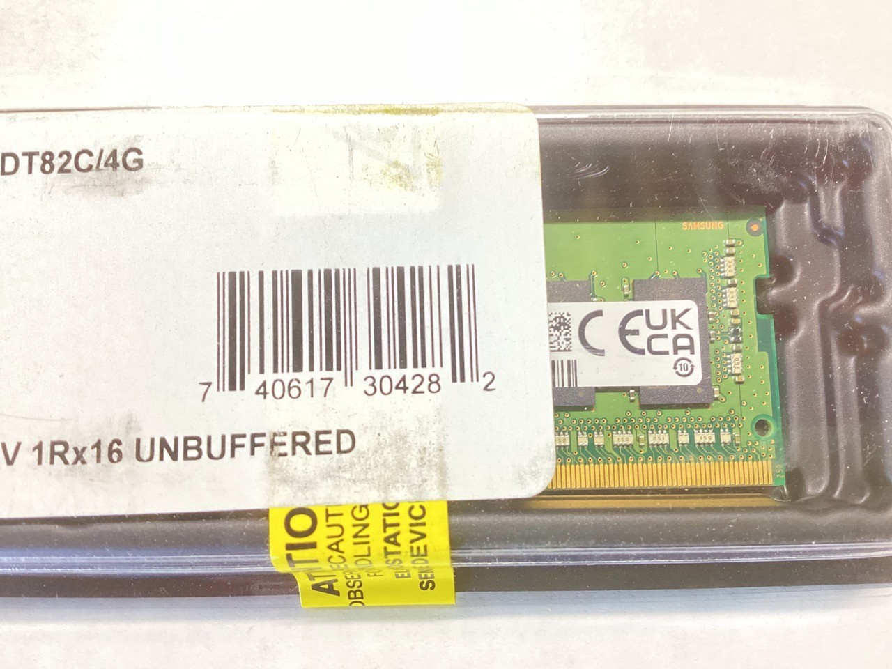 Dell 4GB DDR4-3200 SODIMM 260-PIN – 1Rx16 – 1.2V – SNPCDT82C/4G