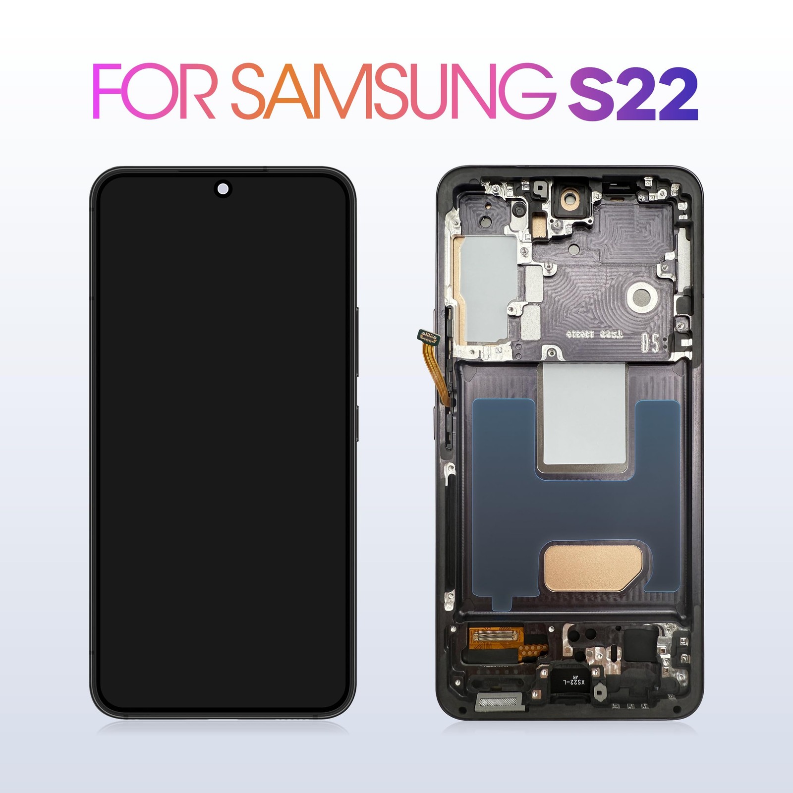 LCD Screen Replacement for Samsung Galaxy S22 (SM-S901U,