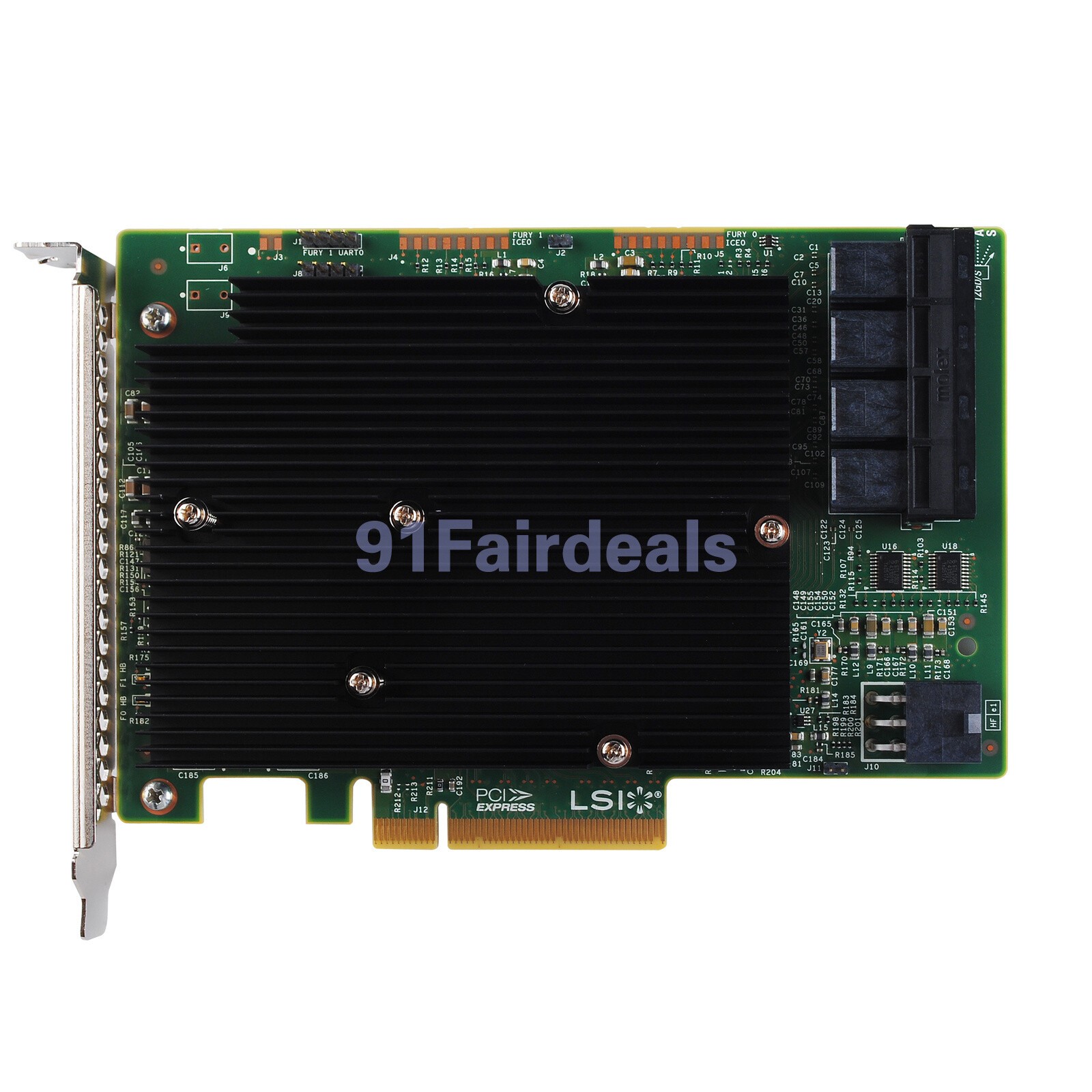 LSI IT Mode 9300-16i 16-port SAS9300-16I 12GB/s Host Bus Adapter / CABLES
