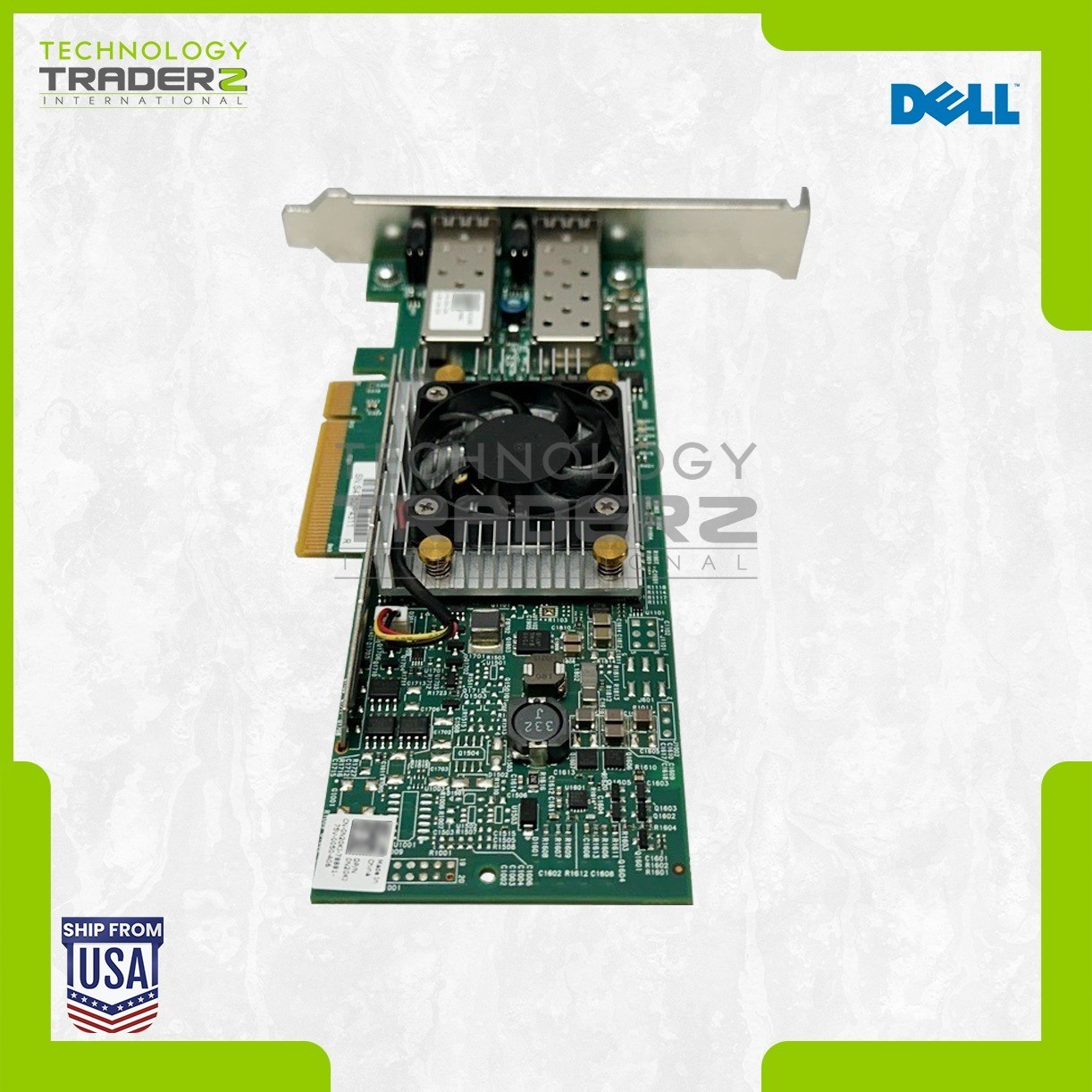 N20KJ Dell Broadcom 57810 2 Port 10Gbps PCI-E Converged Network Adapter 0N20KJ