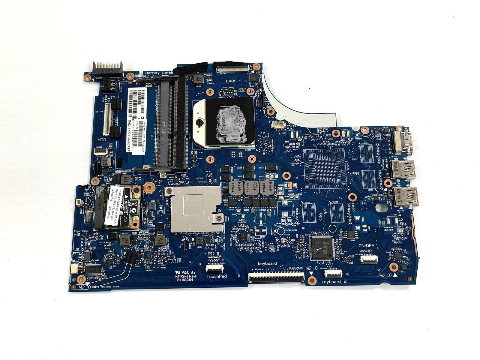 HP Motherboard 6050A2767601-MB-A01 motherboard As Is unknown cpu