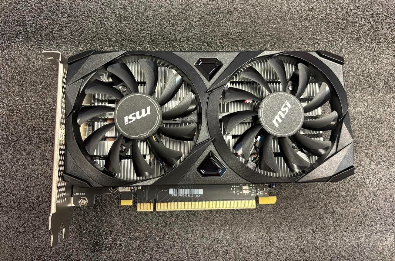 MSI GeForce RTX 3050 VENTUS 2X 6G OC Graphic Card – USED