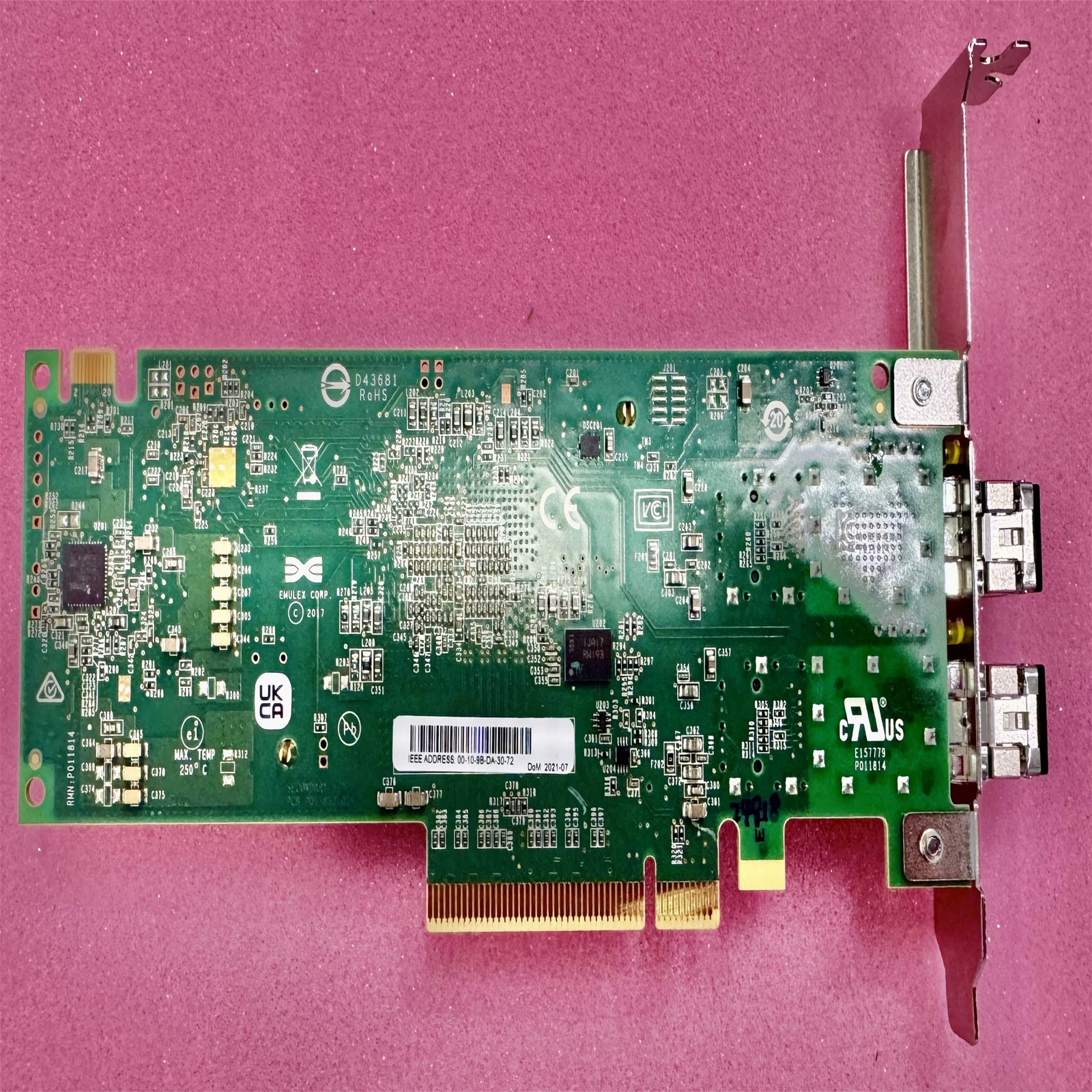 Dell LPe35002-M2 32GB PCIE FC HBA Card PN:PD89Y