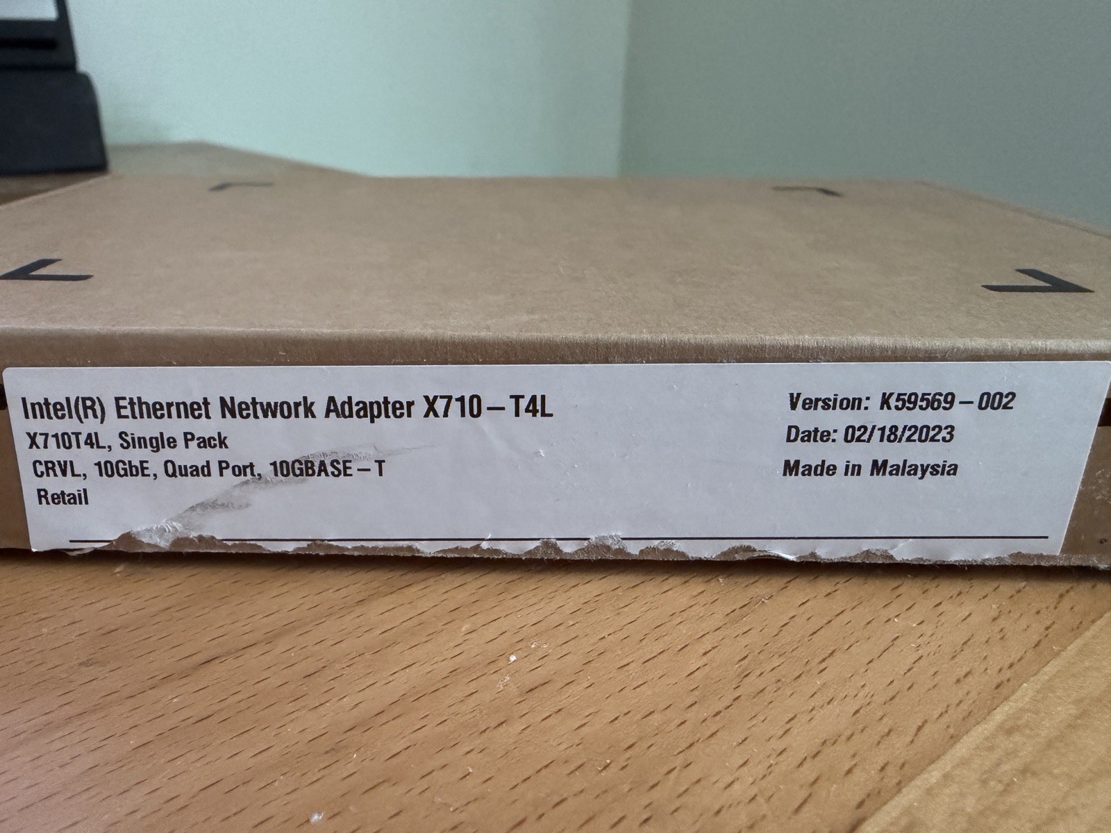 Intel ‎X710-T4L 4-Ports PCI Express 3.0 x8 Ethernet Network Adapter, Not Dell