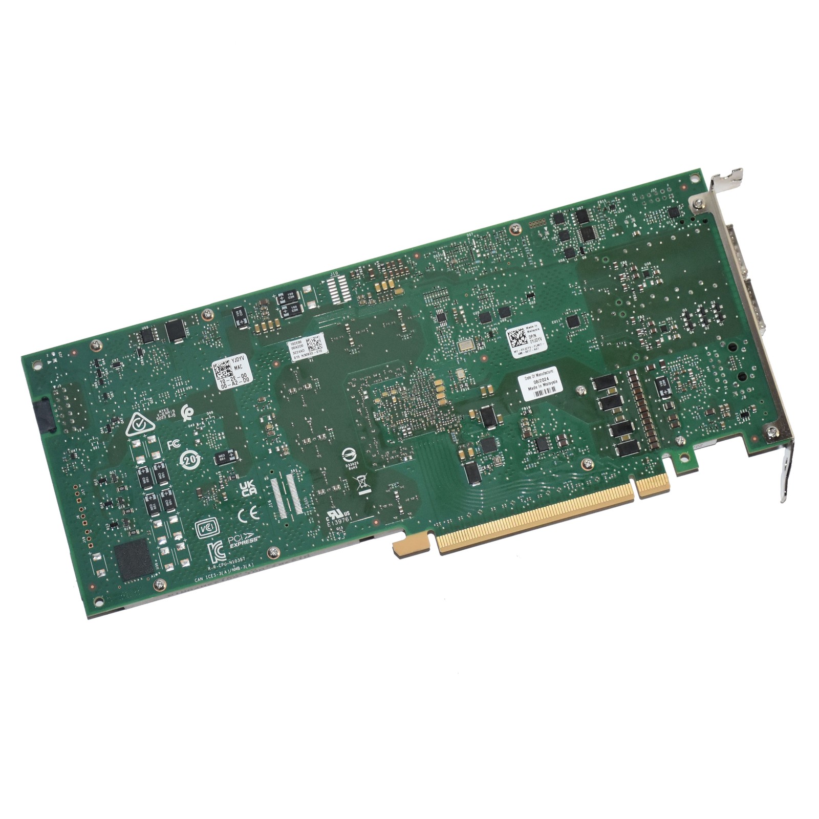 Dell Intel E2100-CCQDA2 Dual-Port 200GbE QSFP56 PCIe 4.0 x16 NIC Adapter YJDYV
