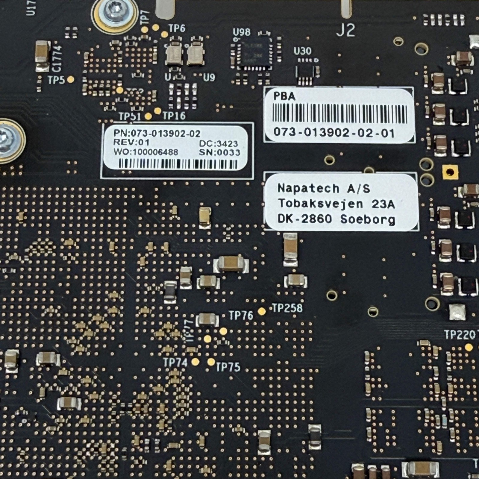 Napatech NT200A02-N SmartNIC / FPGA-Based Network Accelerator Card