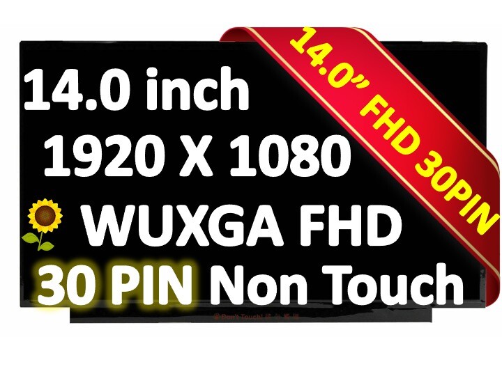 14″ Led Lcd Screen for HP Elitebook 840 G6 Laptops FHD 30 Pin L62774-001