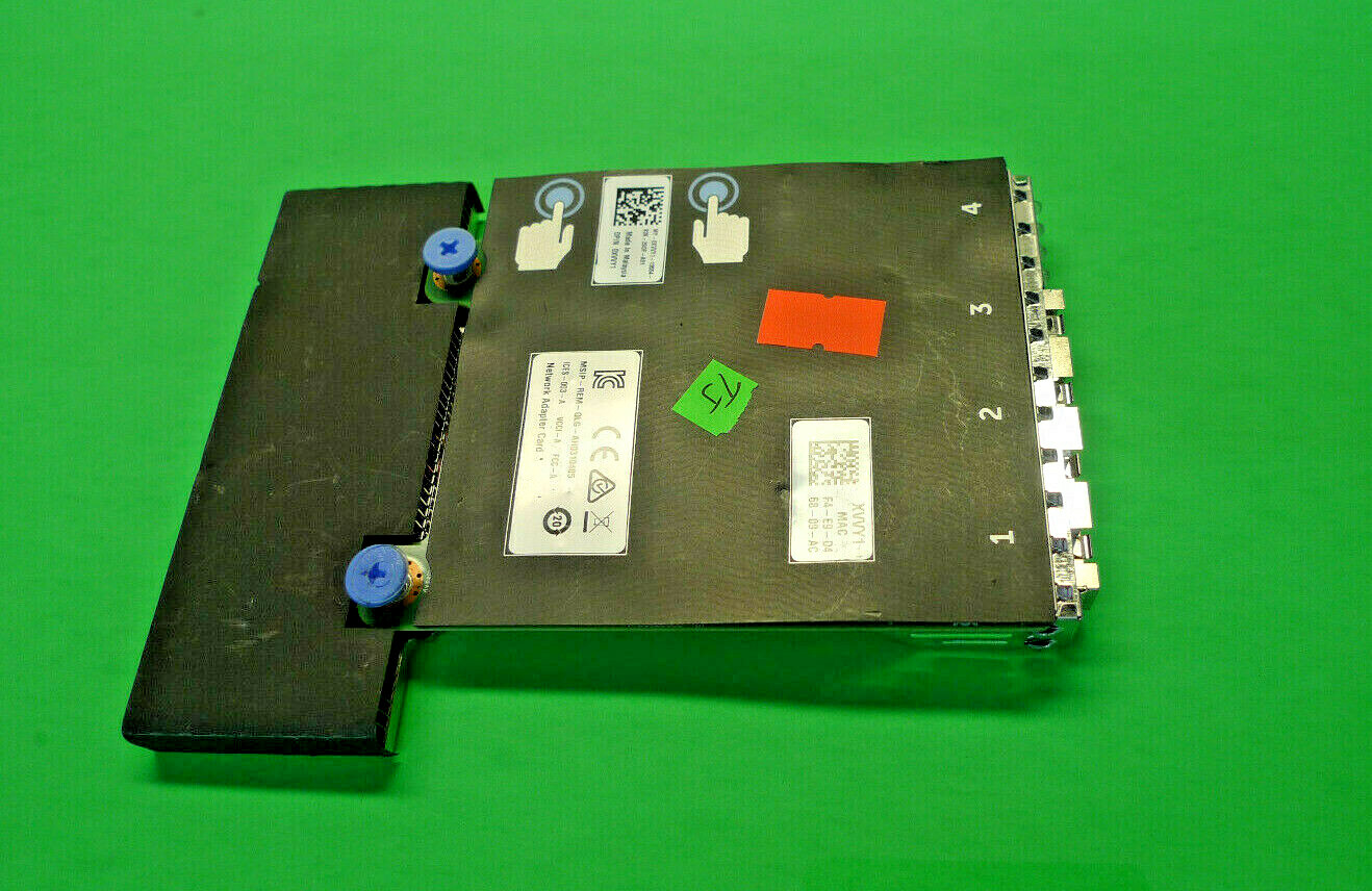 Qlogic QL41164 10GB SFP+ Quad Port Converged Network Adapter Dell XVVY1