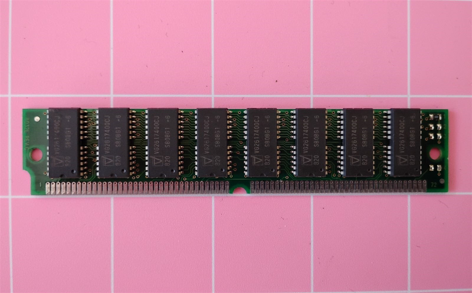 16MB VANGUARD FPM 60ns 4Mx32 DRAM 72-Pin 5.0V Memory SIMM Stick Vintage PC RAM